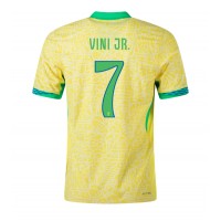 Brasilien Vinicius Junior #7 Heimtrikot Copa America 2024 Kurzarm